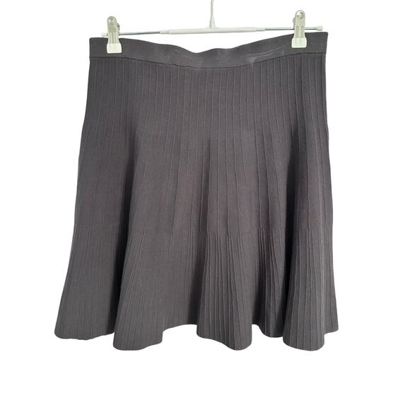 Philosophy Dresses & Skirts - Philosophy Women's Large Gray Knit Skirt A-Line Flowy Academia Preppy Schoolgirl